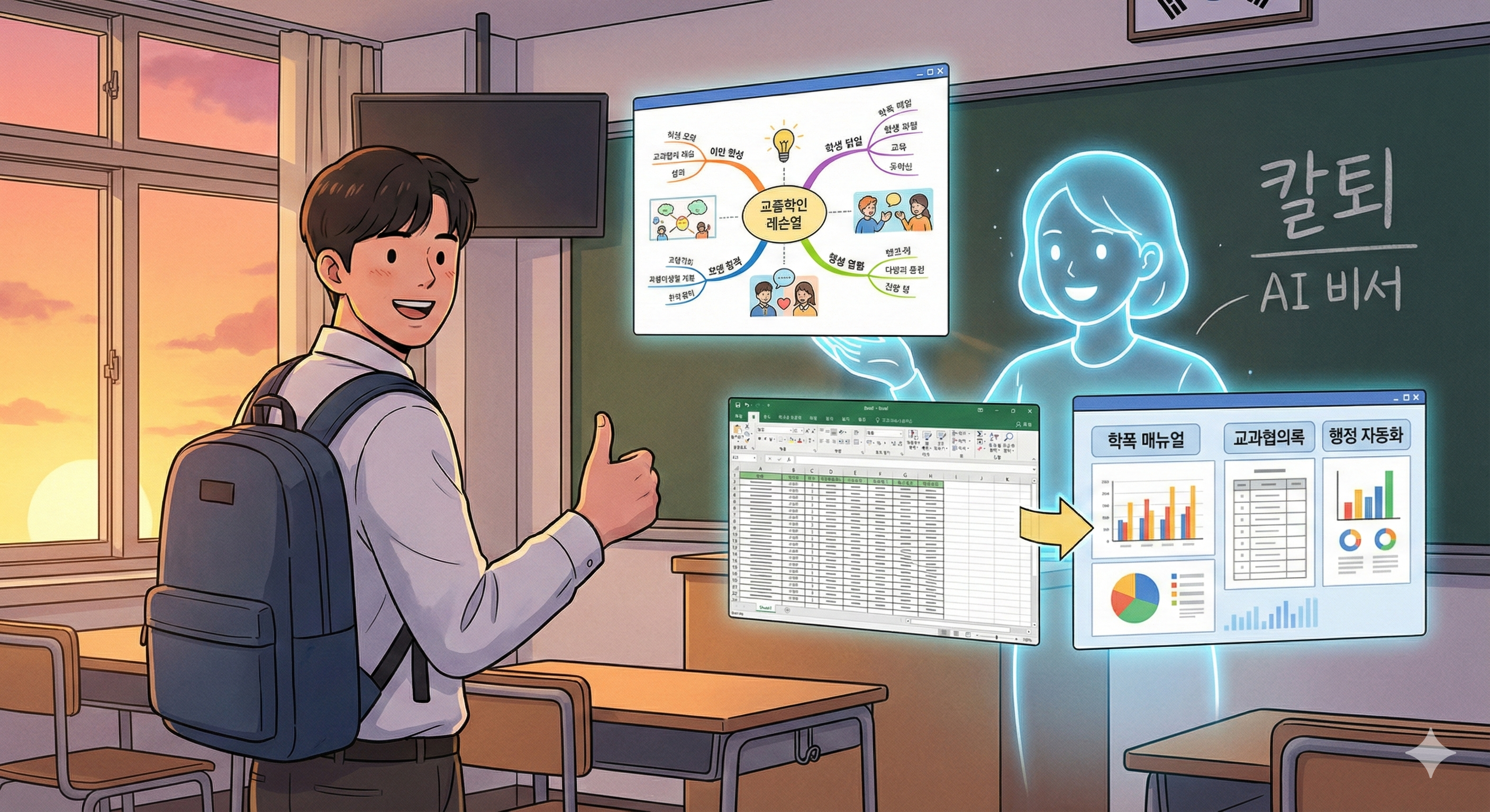 5. “칼퇴를 부르는 스마트 교실” AI 비서와 디지털 도구로 수업·행정 완전 정복(Gemini, ChatGPT, Google Spreadsheet, Google forms, Book Creator, Padlet, Canva)
