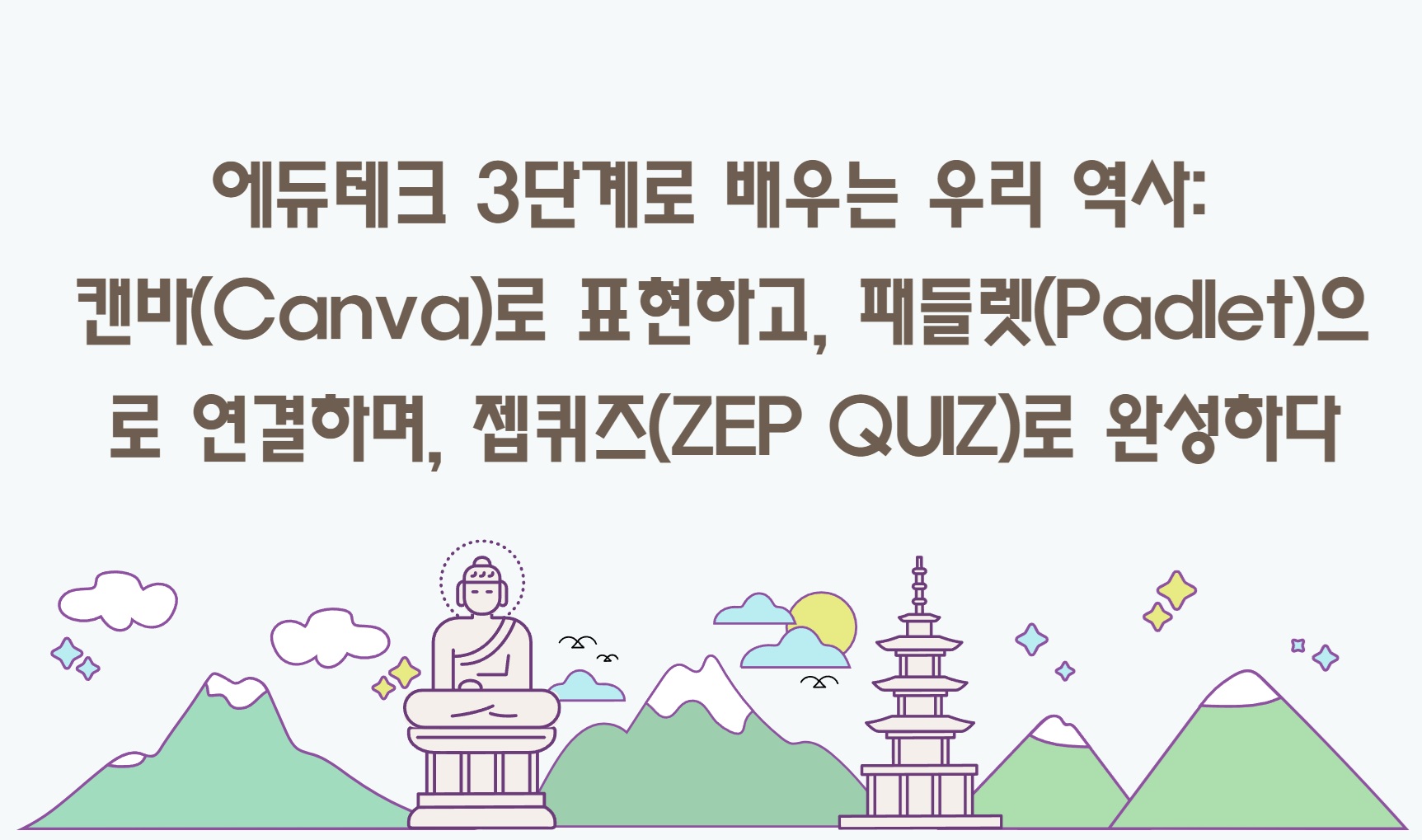 [컨설팅]03.에듀테크 3단계로 배우는 우리 역사: 캔바(Canva)로 표현하고, 패들렛(Padlet)으로 연결하며, 젭 퀴즈(ZEP QUIZ)로 완성하다