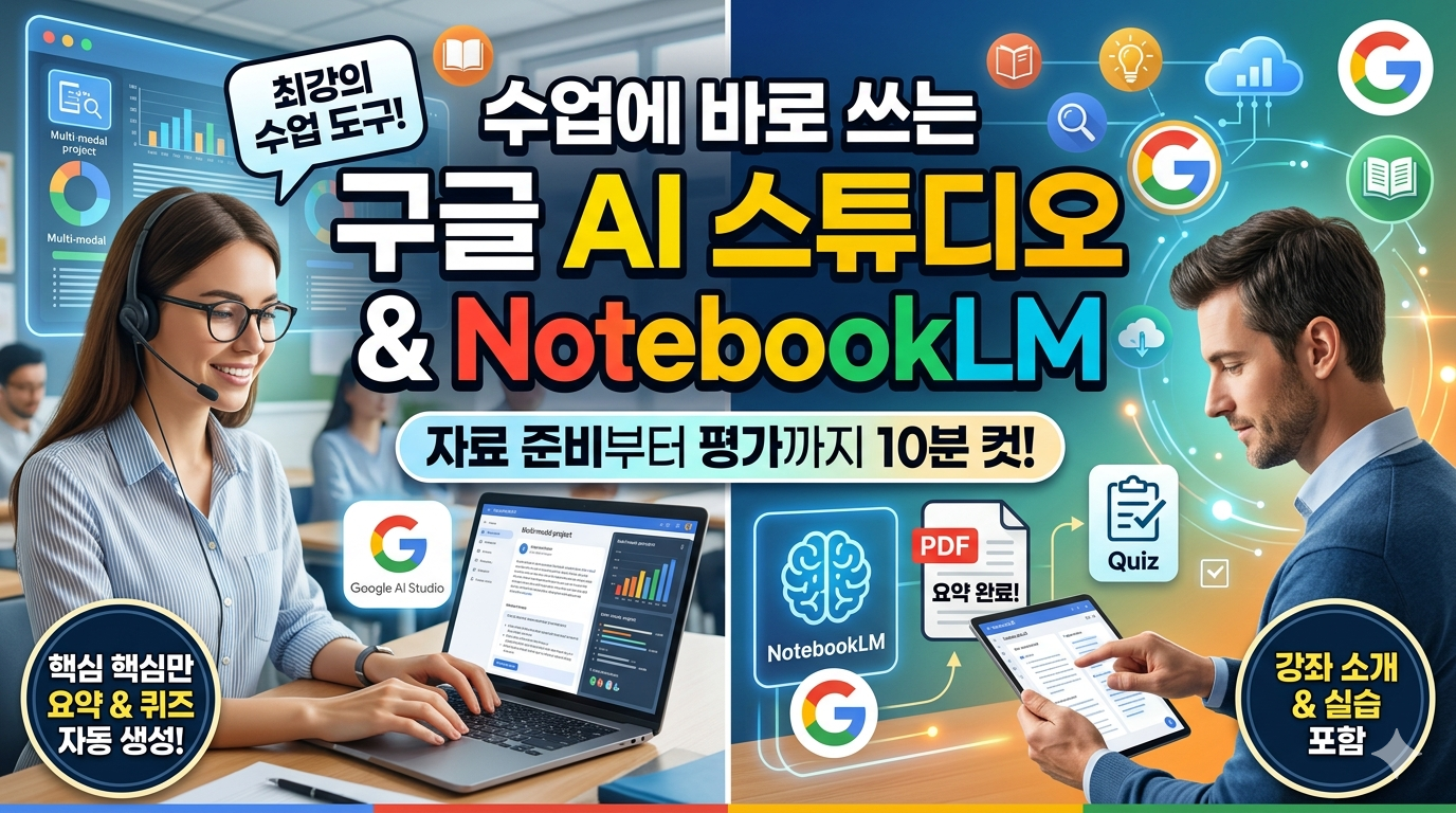 [컨설팅]18.수업에 바로 사용하는 구글 AI 스튜디오 & NotebookLM